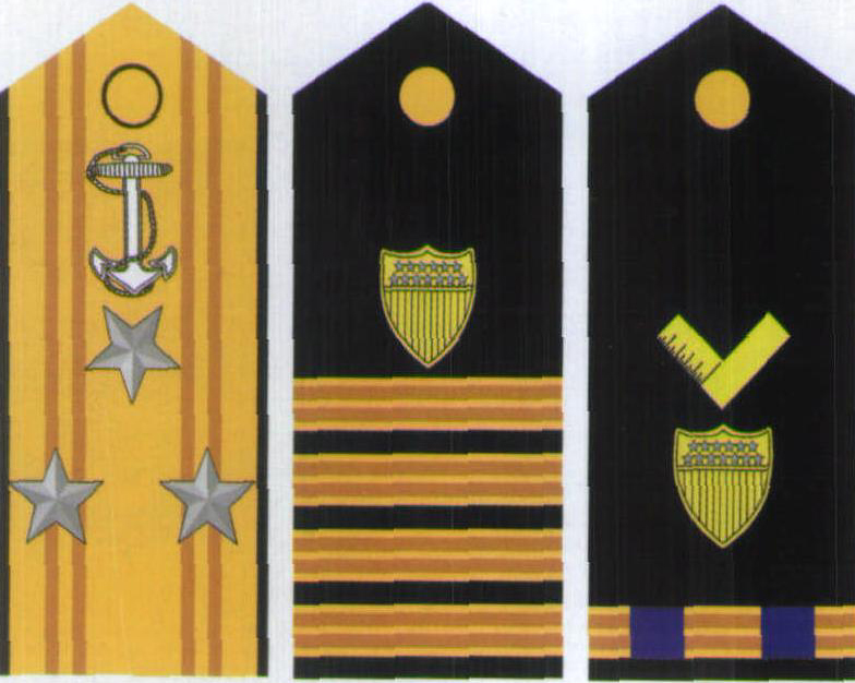 海岸警卫队帽徽、军衔